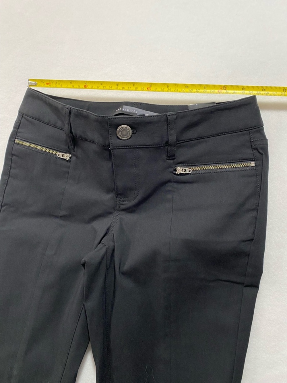 NWT The Limited Exact Stretch Super Skinny Leg Pants Black Women’s 2 Zip Ankle - Picture 10 of 14